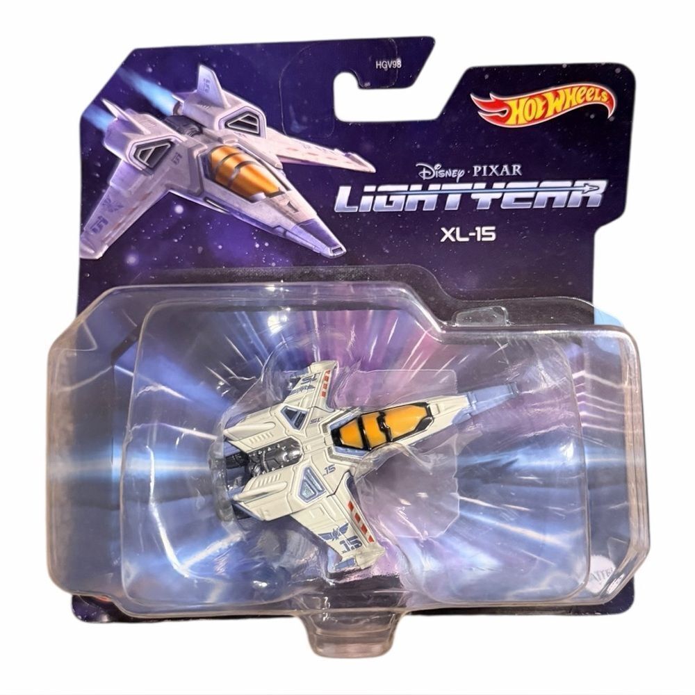 Hot Wheels Disney Pixar Buzz Lightyear XL-15 Spaceship Fighter Model Toy New